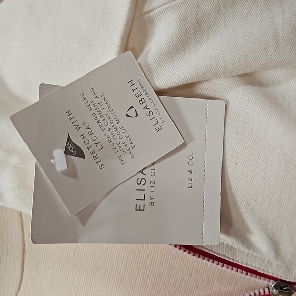 NWT Elisabeth by Liz and Co size 2X Sweatshirt with zipper - Picture 2 of 6